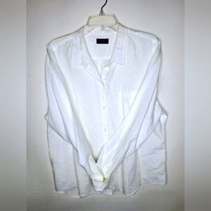UNTUCKit "Untuckit in Linen" Plus-size quite luxury core 100% linen  shirt.